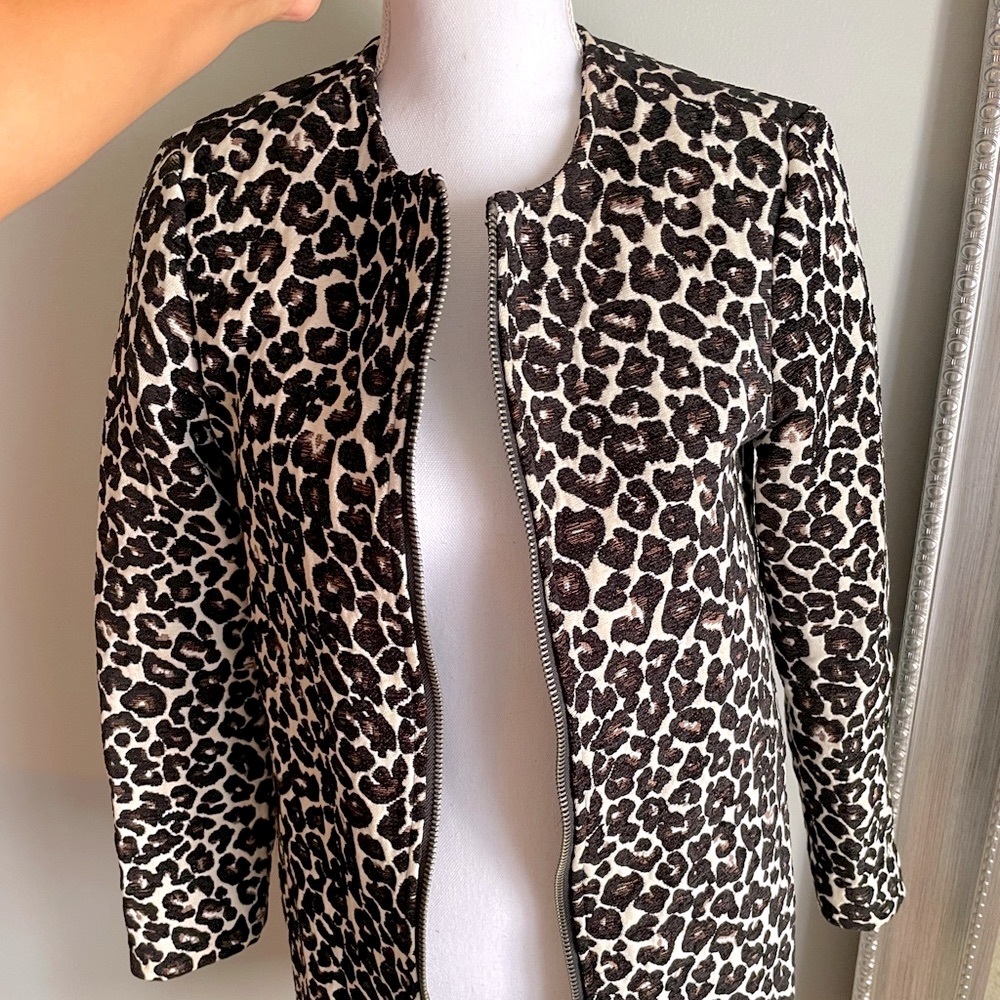 Cupcakes and Cashmere Leopard Jacket